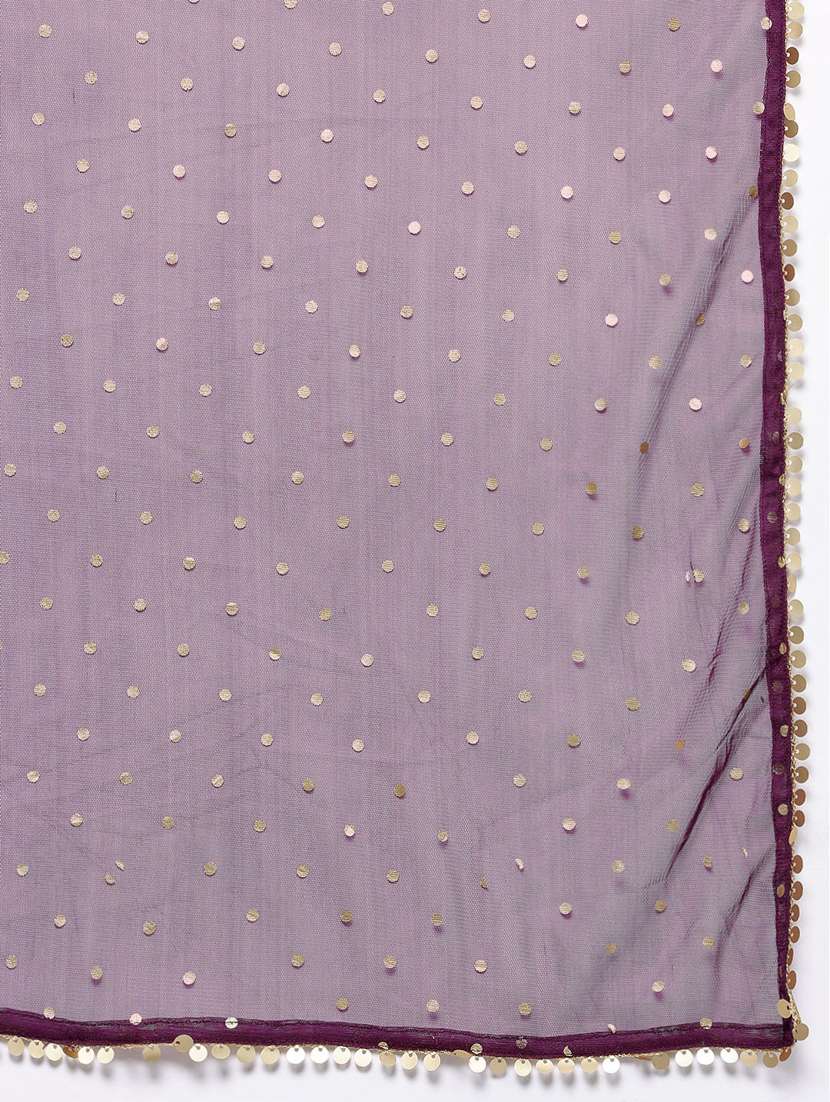 women plus size foil printed sleeveless lehenga choli with dupatta set - 22392856 -  Standard Image - 4