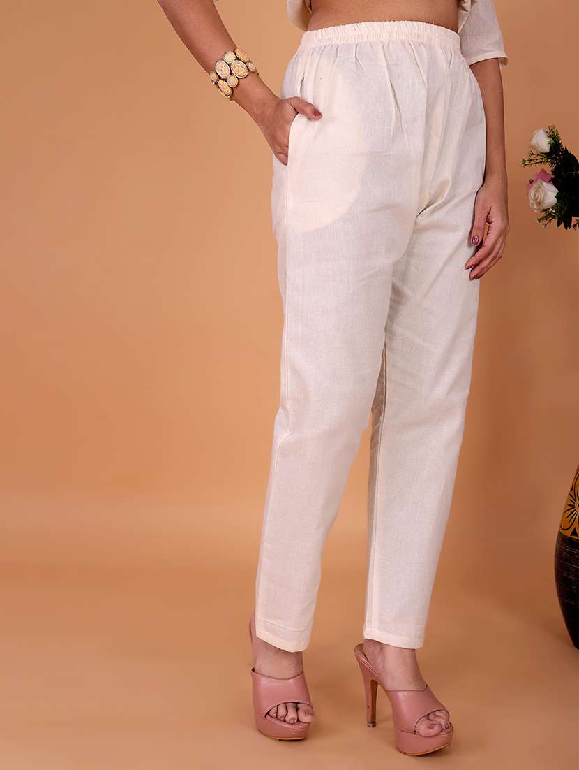 women embroidered top and trouser co-ord set - 22393888 -  Standard Image - 4