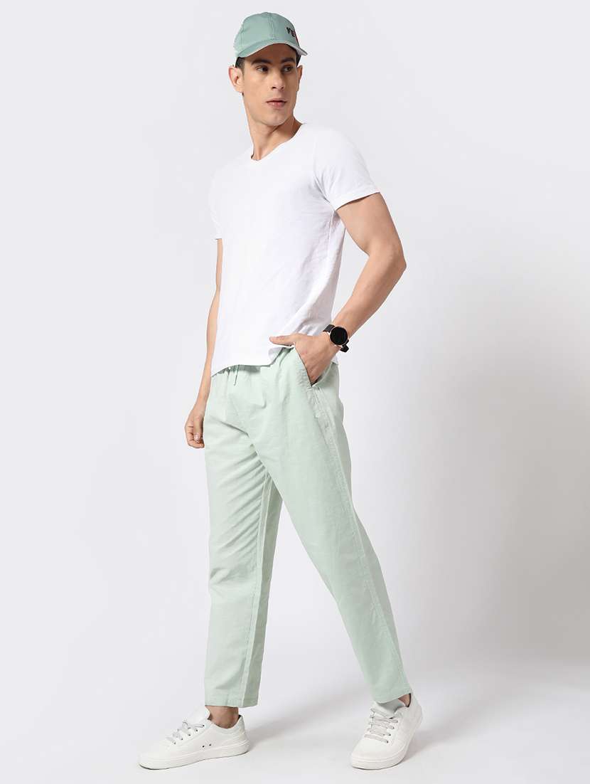 green cotton cargos - 22394140 -  Standard Image - 4