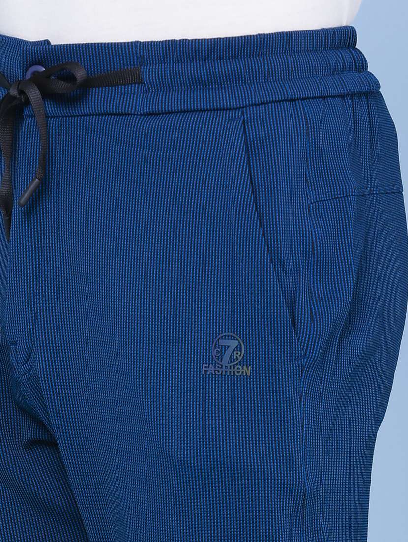 Men Self Design Mid Rise Full Length Track Pant - 22394668 -  Standard Image - 1