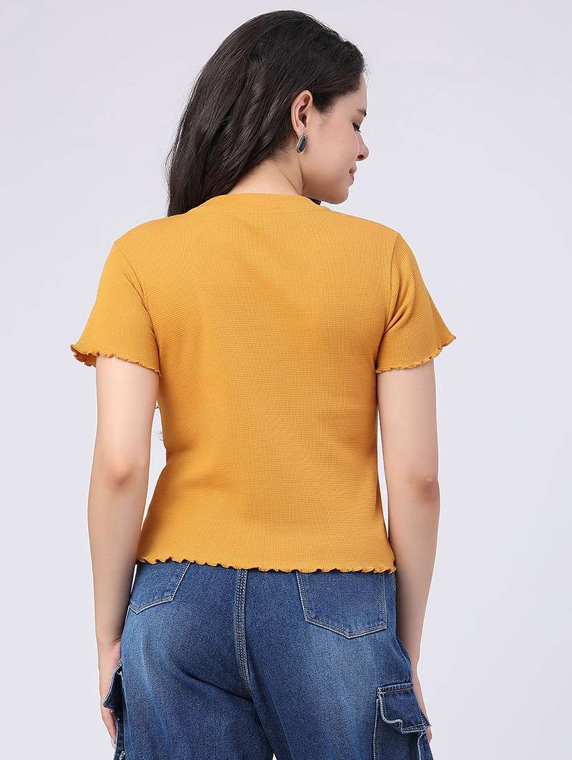women embroidered round neck regular t-shirt - 22394700 -  Standard Image - 4