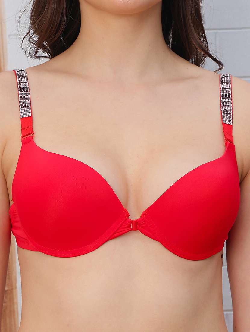 women solid padded push up bra - 22394809 -  Standard Image - 1