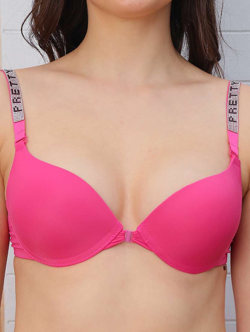 women solid padded push up bra - 22394810 -  Standard Image - 1