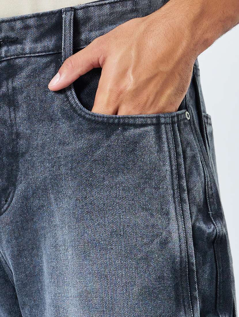 black cotton jeans - 22394961 -  Standard Image - 1