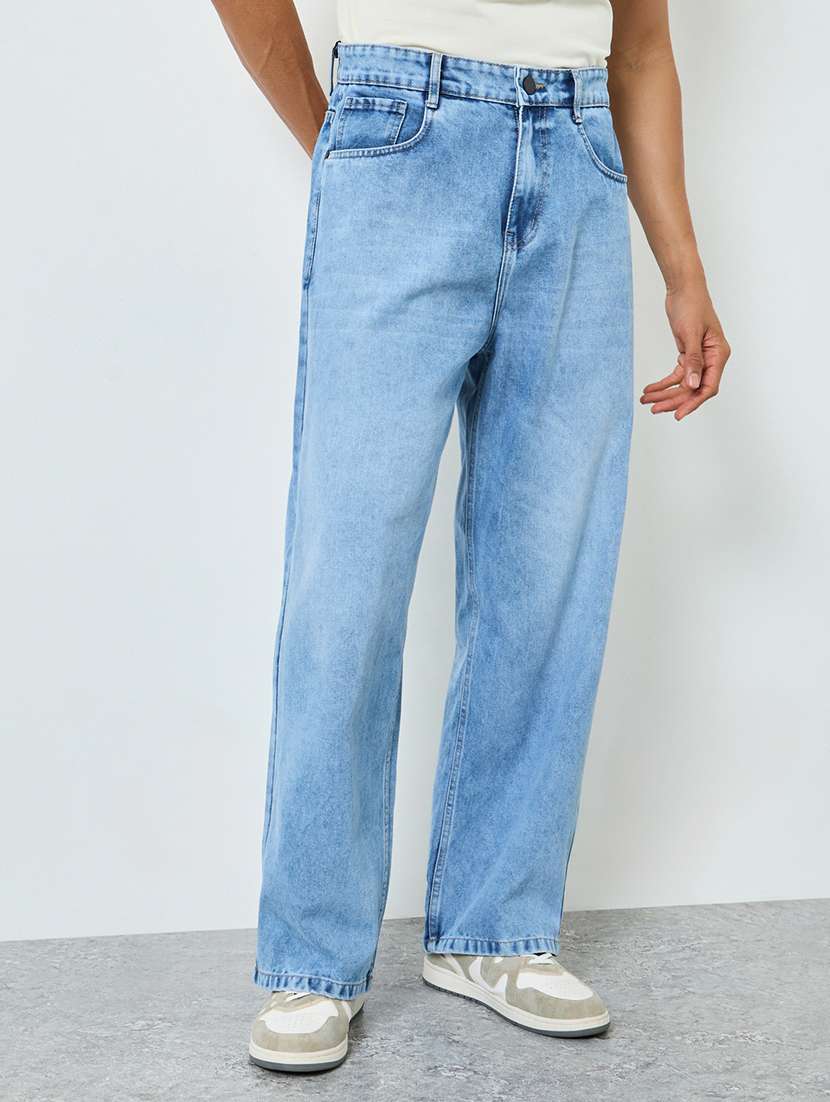 blue cotton jeans