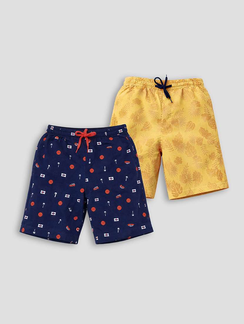boys pack of 2 printed shorts - 22395219 -  Standard Image - 1