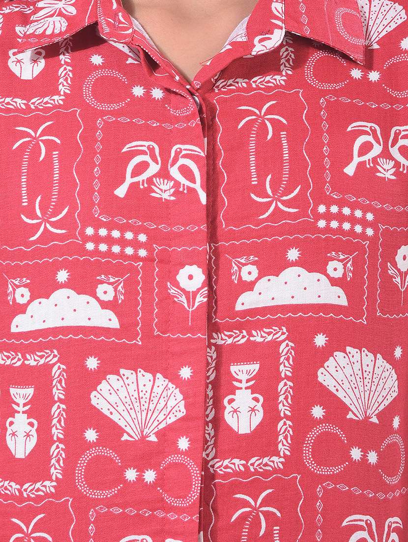 girls printed short sleeve shirt top - 22395237 -  Standard Image - 1