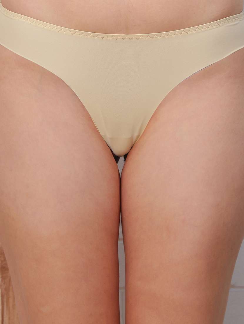 women solid low rise thongs panty - 22395262 -  Standard Image - 1