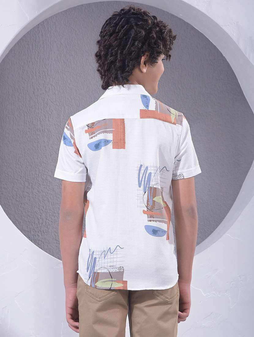 Boys Collared Short Sleeve Shirt - 22395398 -  Standard Image - 4