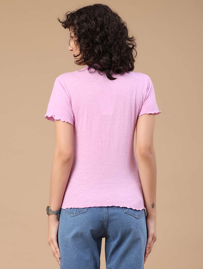 women embroidered short sleeves regular t-shirt - 22395581 -  Standard Image - 4