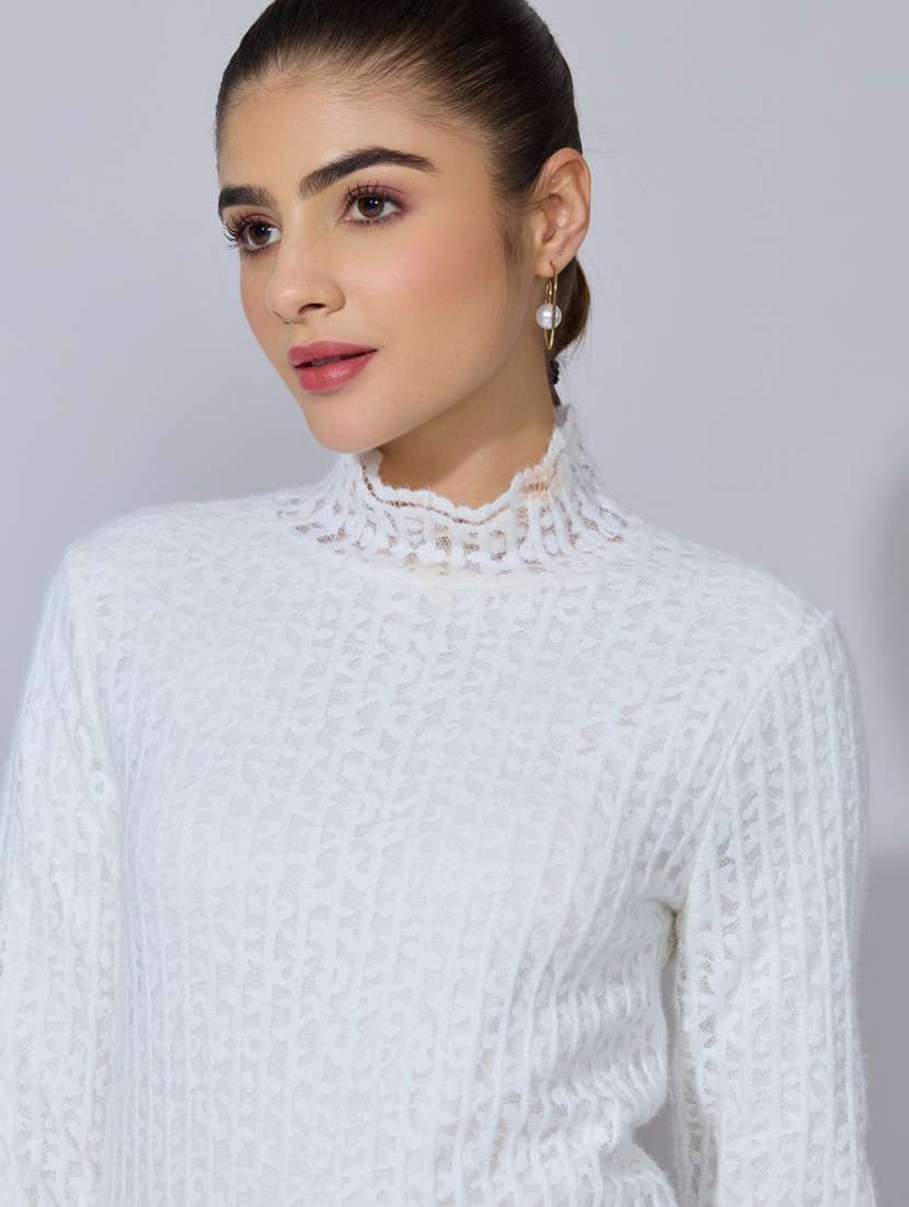 women self designed long sleeve top - 22396162 -  Standard Image - 1