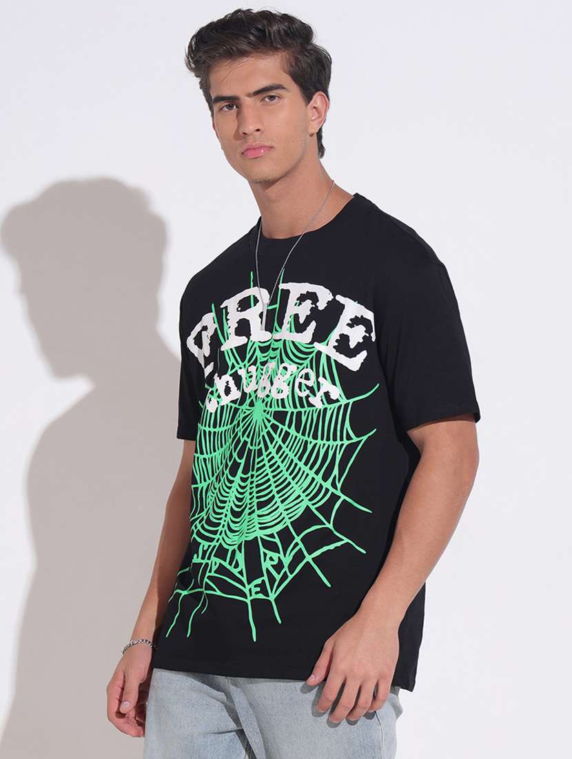 men printed short sleeve oversized t-shirt - 22396211 -  Standard Image - 4