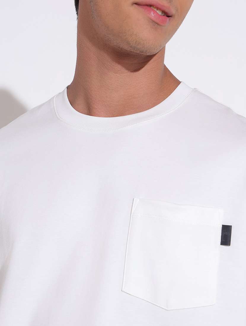 men solid short sleeve oversized t-shirt - 22396216 -  Standard Image - 1