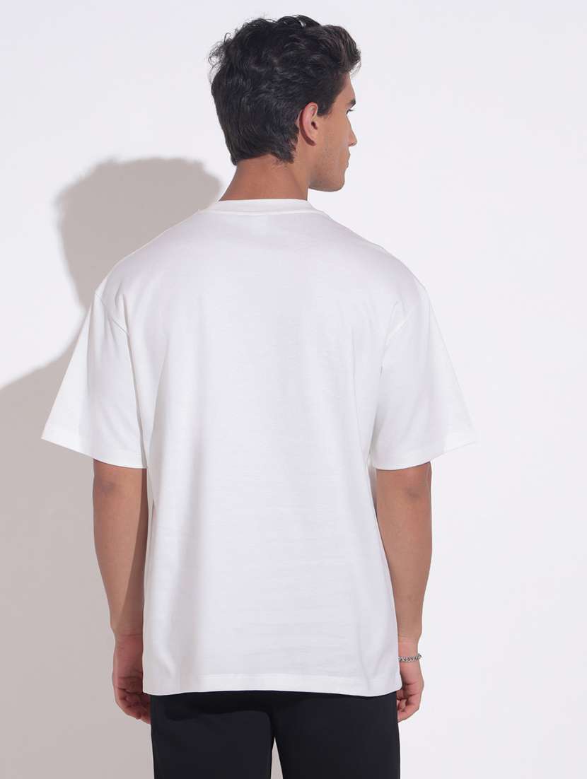 men solid short sleeve oversized t-shirt - 22396216 -  Standard Image - 4