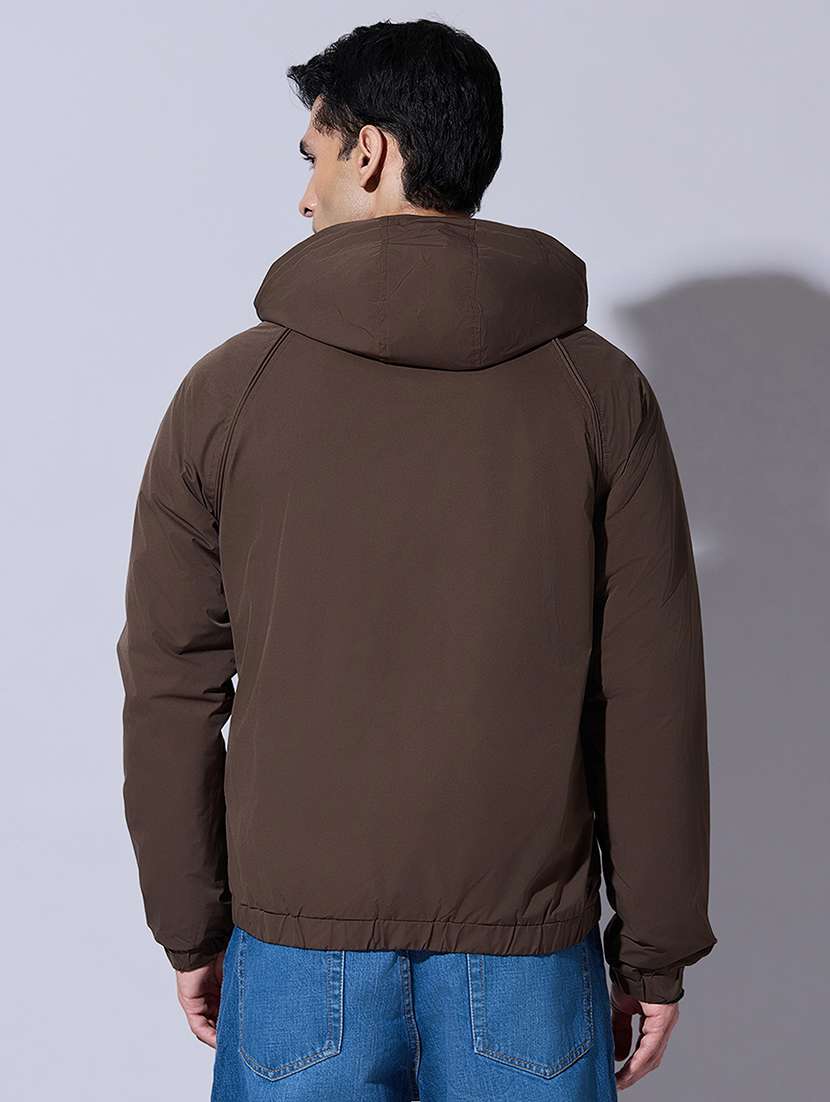 men solid long sleeve bomber jacket - 22396329 -  Standard Image - 4