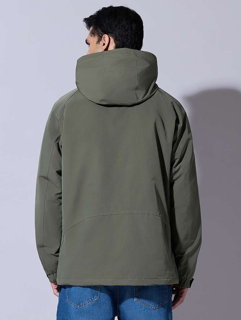 men solid long sleeve bomber jacket - 22396344 -  Standard Image - 4