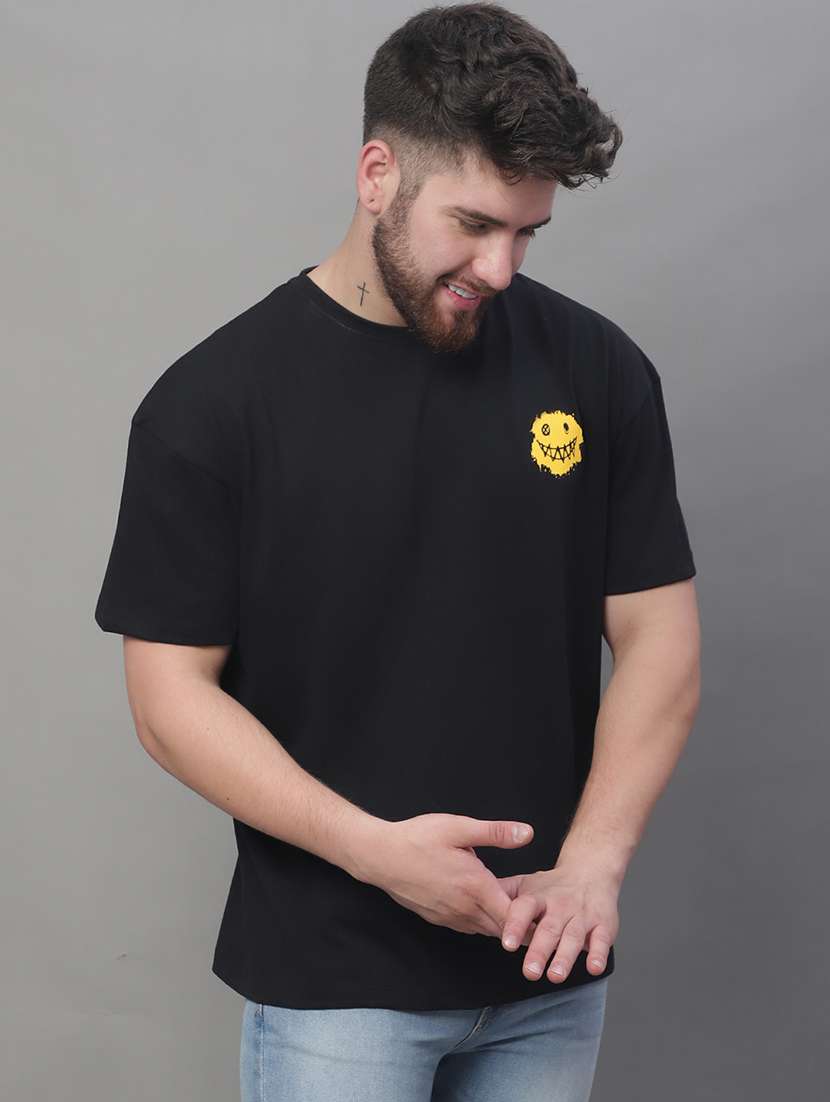 men printed short sleeve oversized t-shirt - 22396364 -  Standard Image - 1