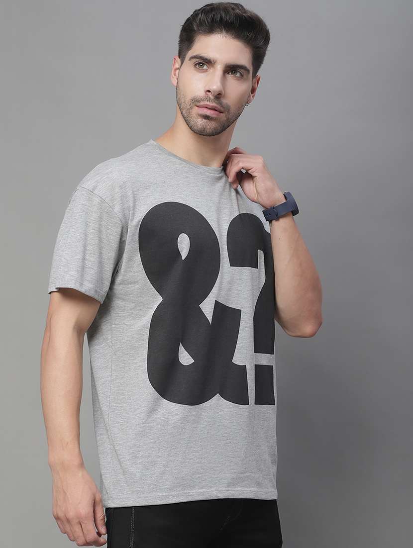 men typographic short sleeve oversized t-shirt - 22396367 -  Standard Image - 1