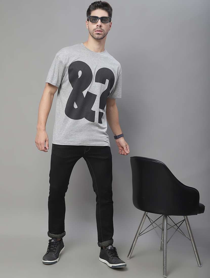 men typographic short sleeve oversized t-shirt - 22396367 -  Standard Image - 4
