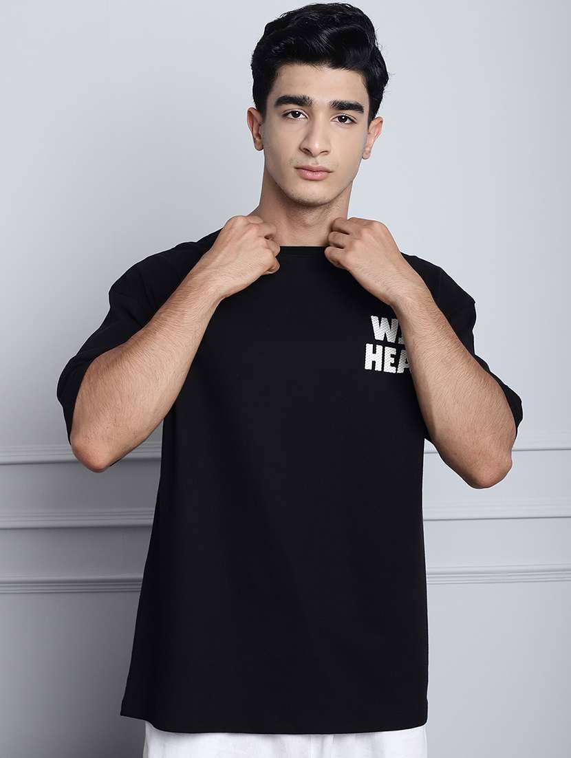 men printed short sleeve oversized t-shirt - 22396369 -  Standard Image - 1