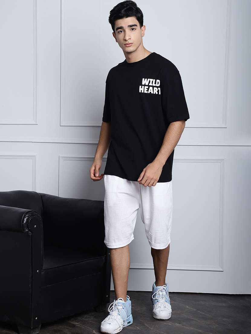 men printed short sleeve oversized t-shirt - 22396369 -  Standard Image - 4