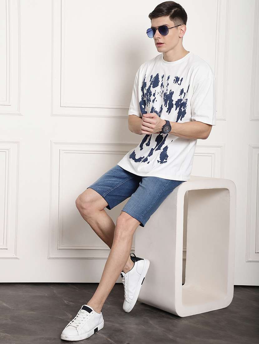 men printed short sleeve oversized t-shirt - 22396370 -  Standard Image - 4