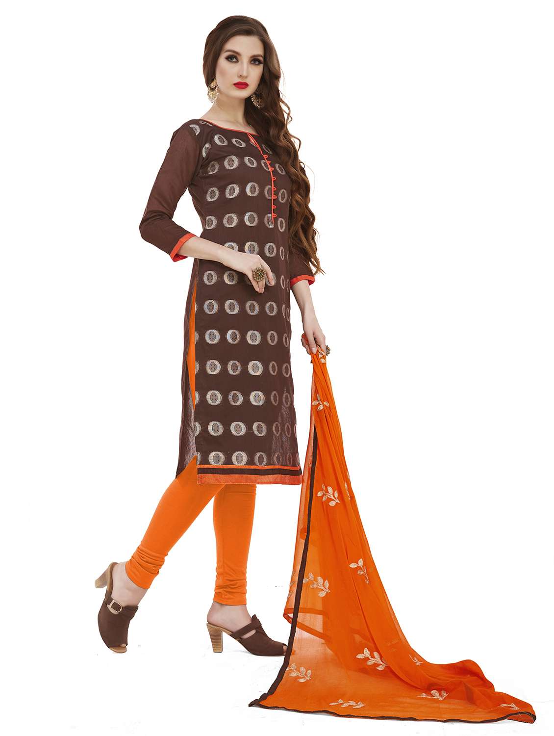 women self design unstitched suit set - 22396879 -  Standard Image - 1