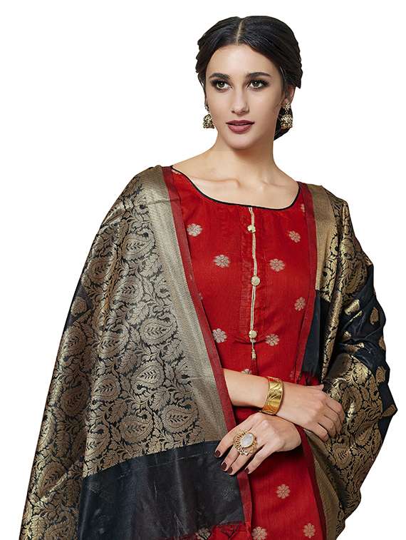 women self design unstitched suit set - 22396904 -  Standard Image - 1