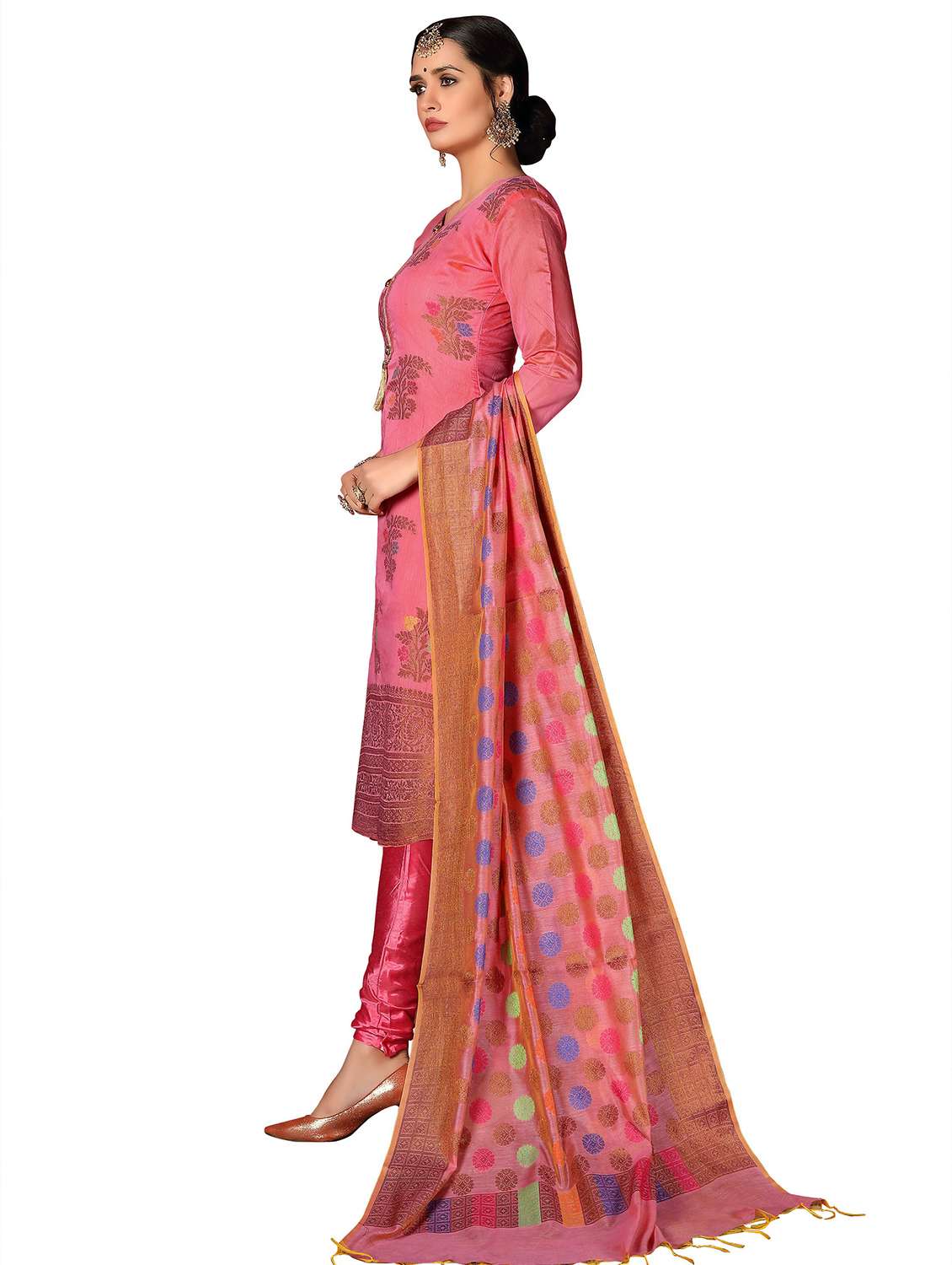 women self design unstitched suit set - 22396929 -  Standard Image - 4
