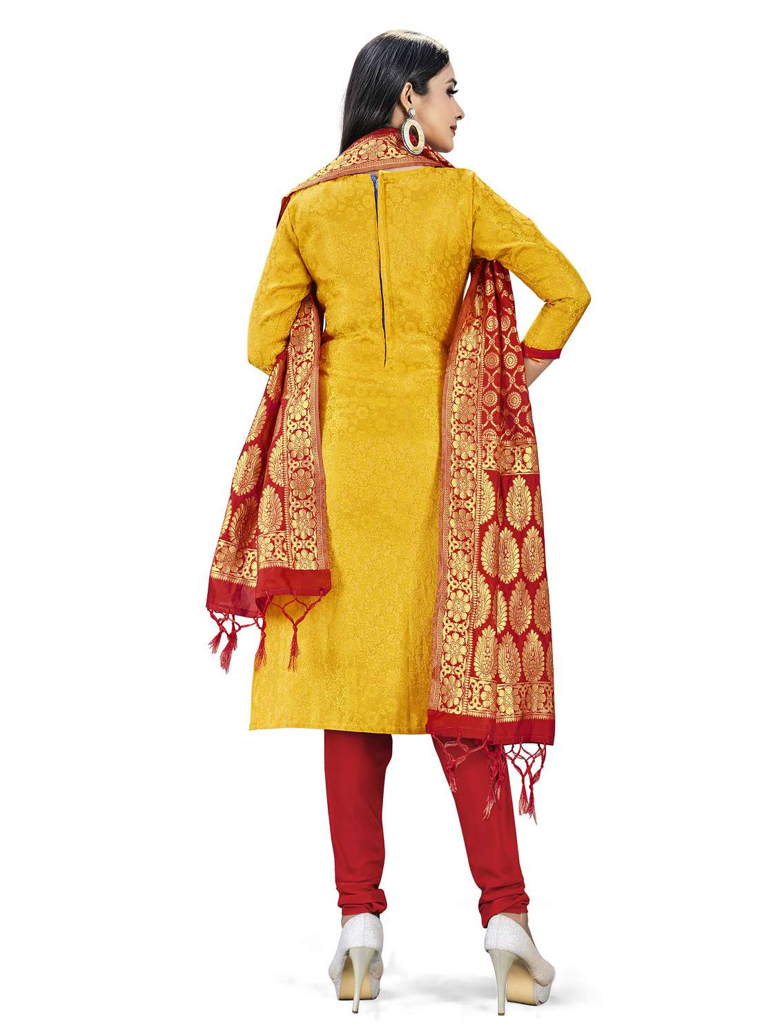 women self design unstitched suit set - 22396967 -  Standard Image - 4