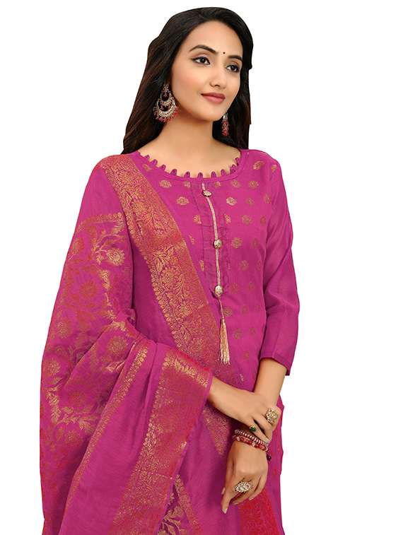 women self design unstitched suit set - 22396977 -  Standard Image - 1