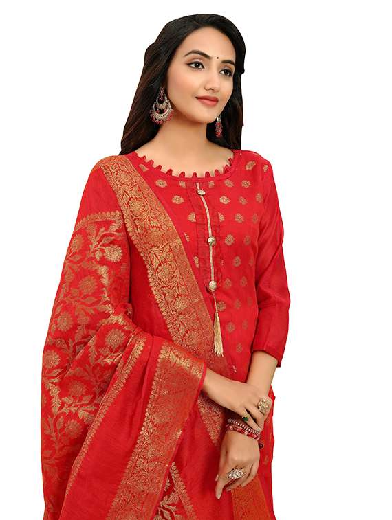 women self design unstitched suit set - 22396979 -  Standard Image - 1