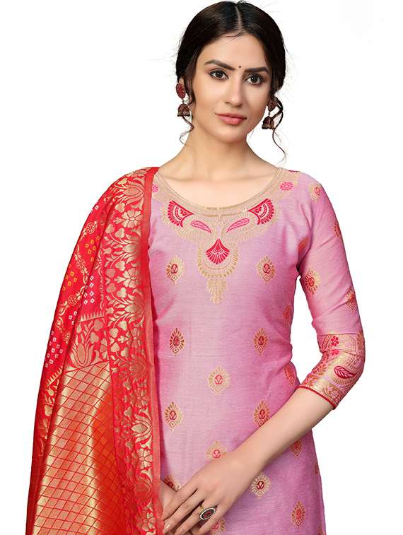 women self design unstitched suit set - 22396980 -  Standard Image - 1