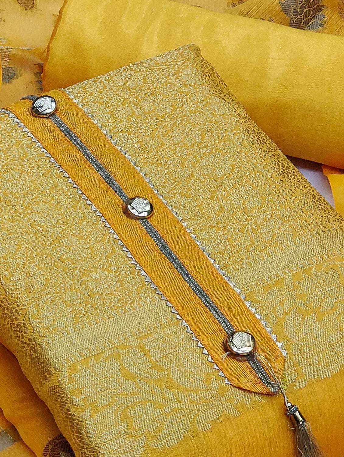 women self design unstitched suit set - 22397123 -  Standard Image - 1