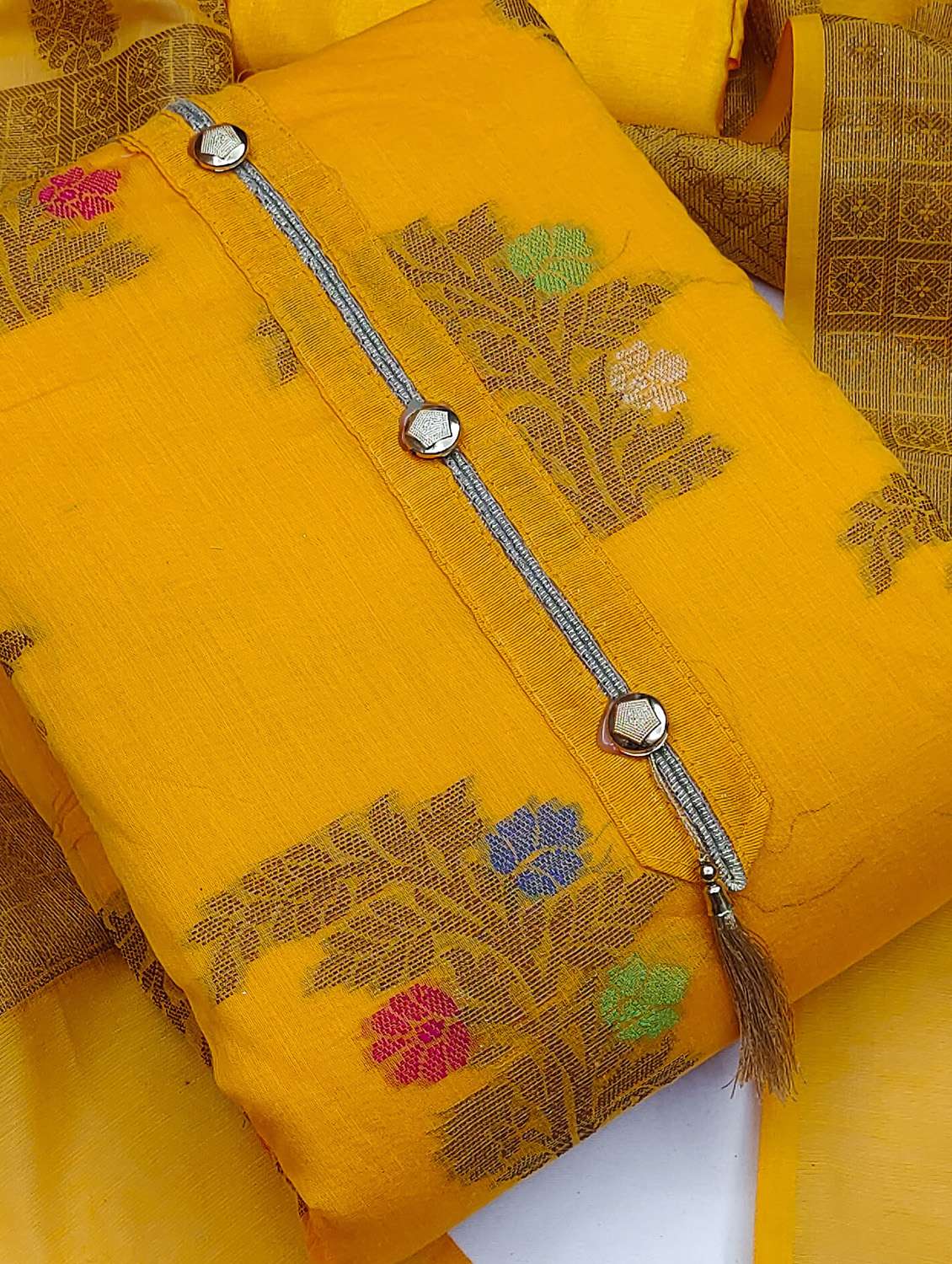 women self design unstitched suit set - 22397131 -  Standard Image - 1