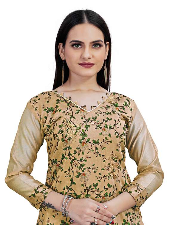 women floral printed unstitched suit set - 22397170 -  Standard Image - 1