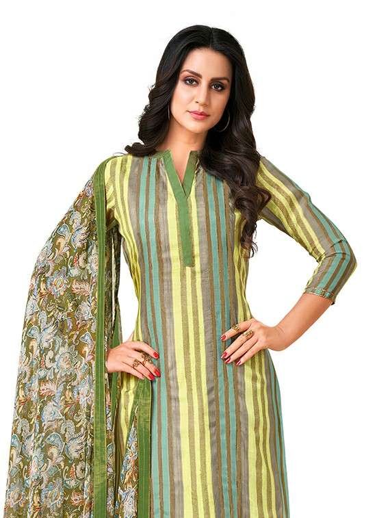 women striped unstitched suit set - 22397196 -  Standard Image - 1