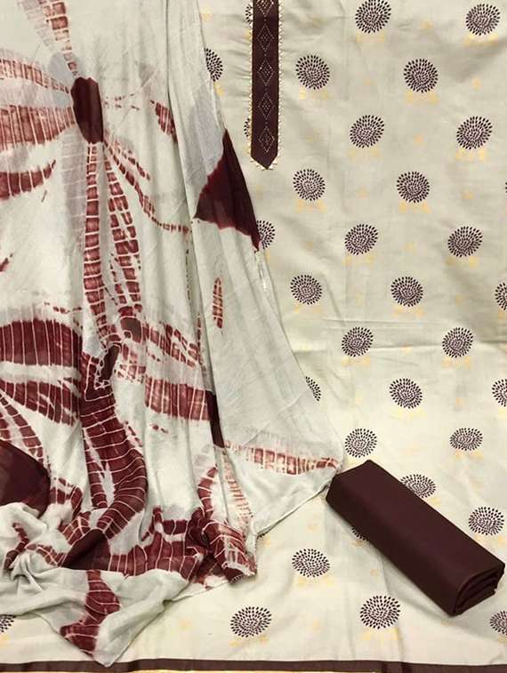 women printed unstitched suit set - 22397218 -  Standard Image - 4