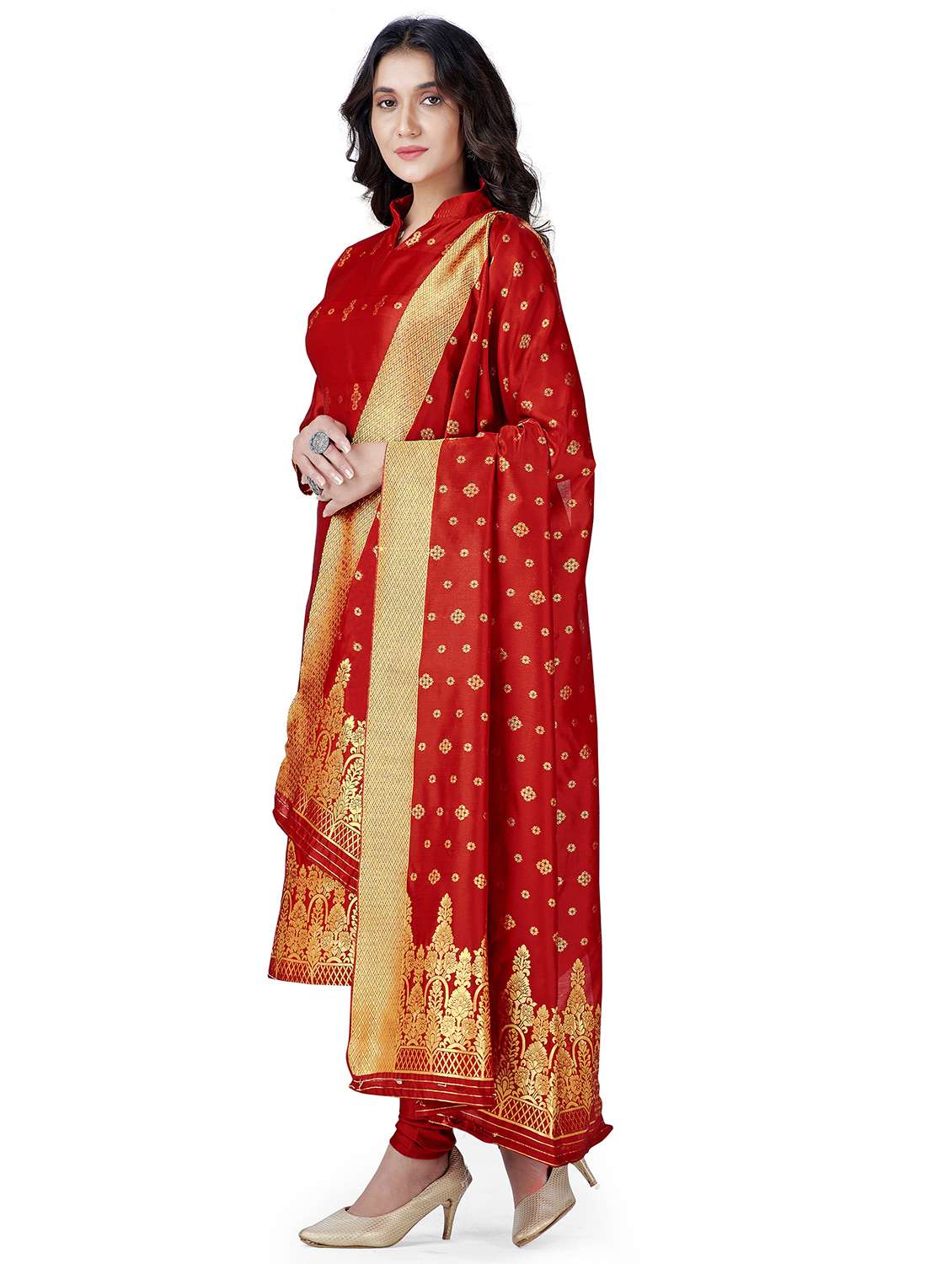 women self design unstitched suit set - 22397231 -  Standard Image - 1