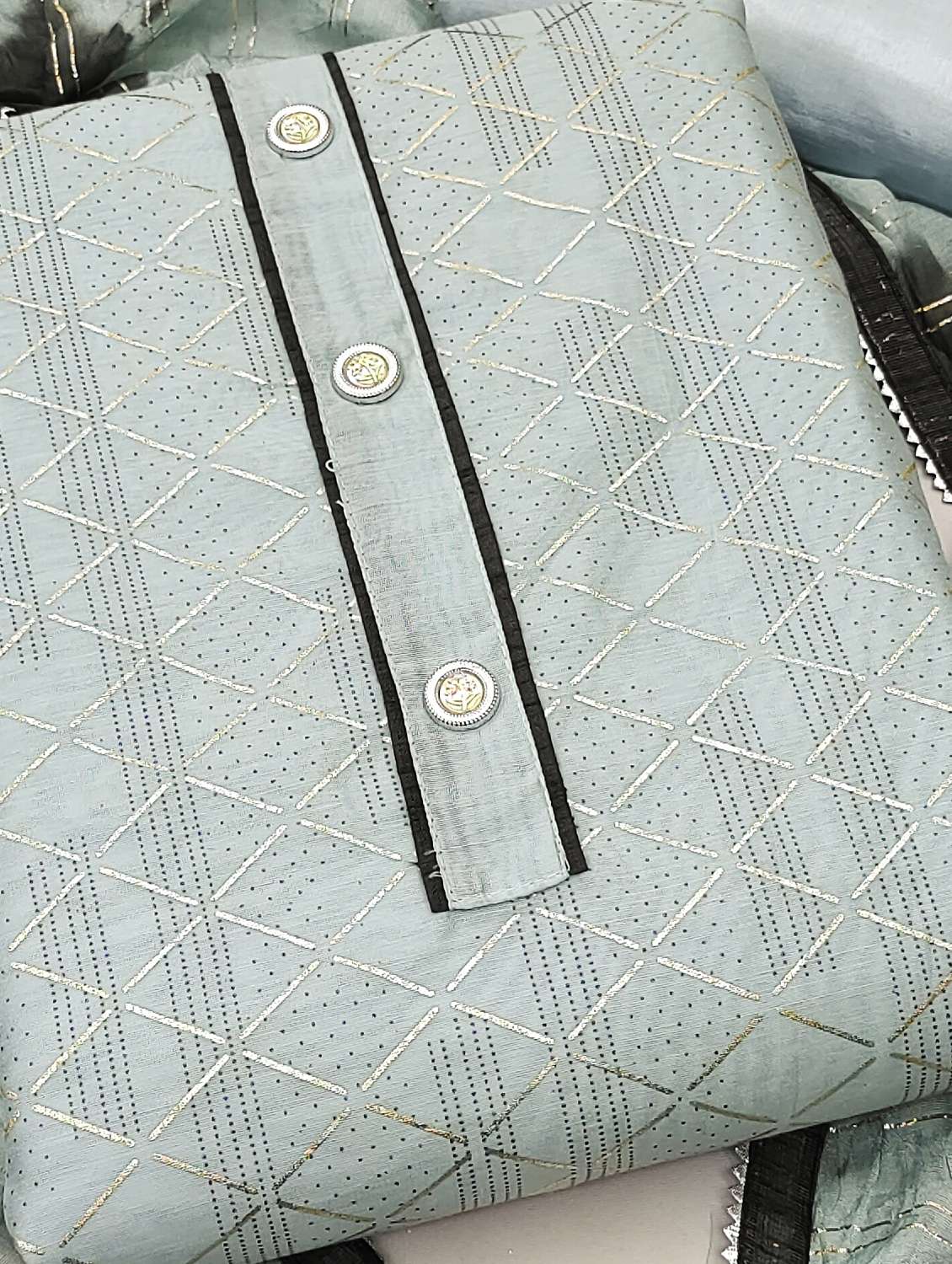 women printed unstitched suit set - 22397246 -  Standard Image - 1