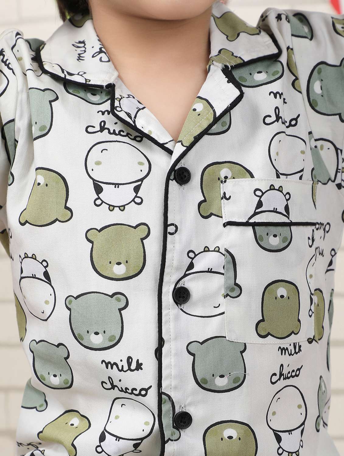 kids printed nightwear pyjama set - 22397290 -  Standard Image - 1