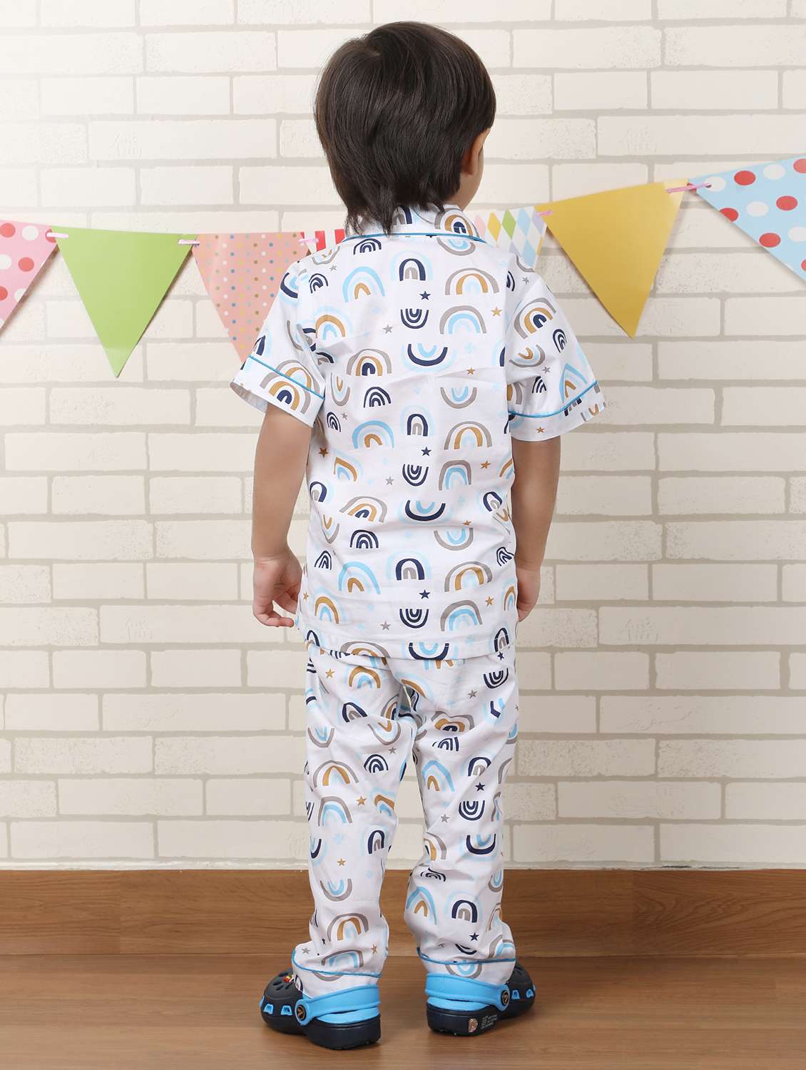 kids printed nightwear pyjama set - 22397331 -  Standard Image - 4