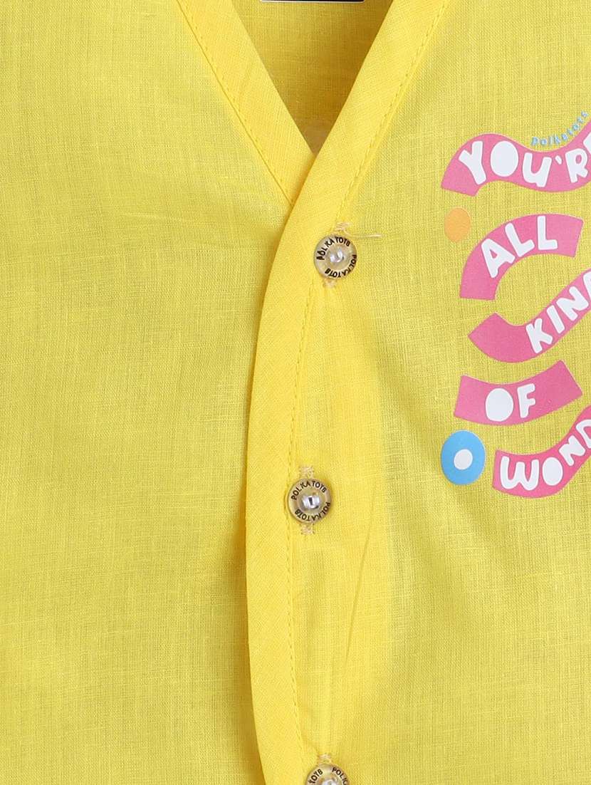 kids pack of 3 printed short sleeve jhabla - 22397365 -  Standard Image - 1