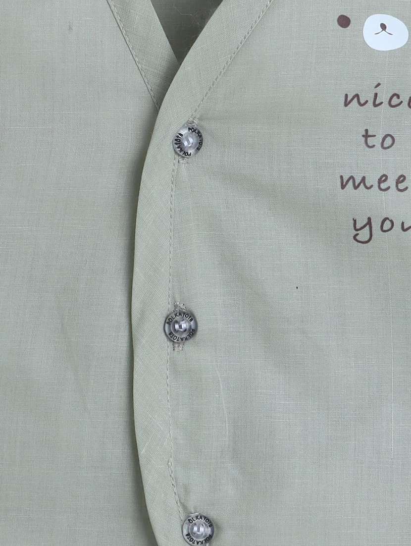 kids pack of 3 printed short sleeve jhabla - 22397367 -  Standard Image - 1