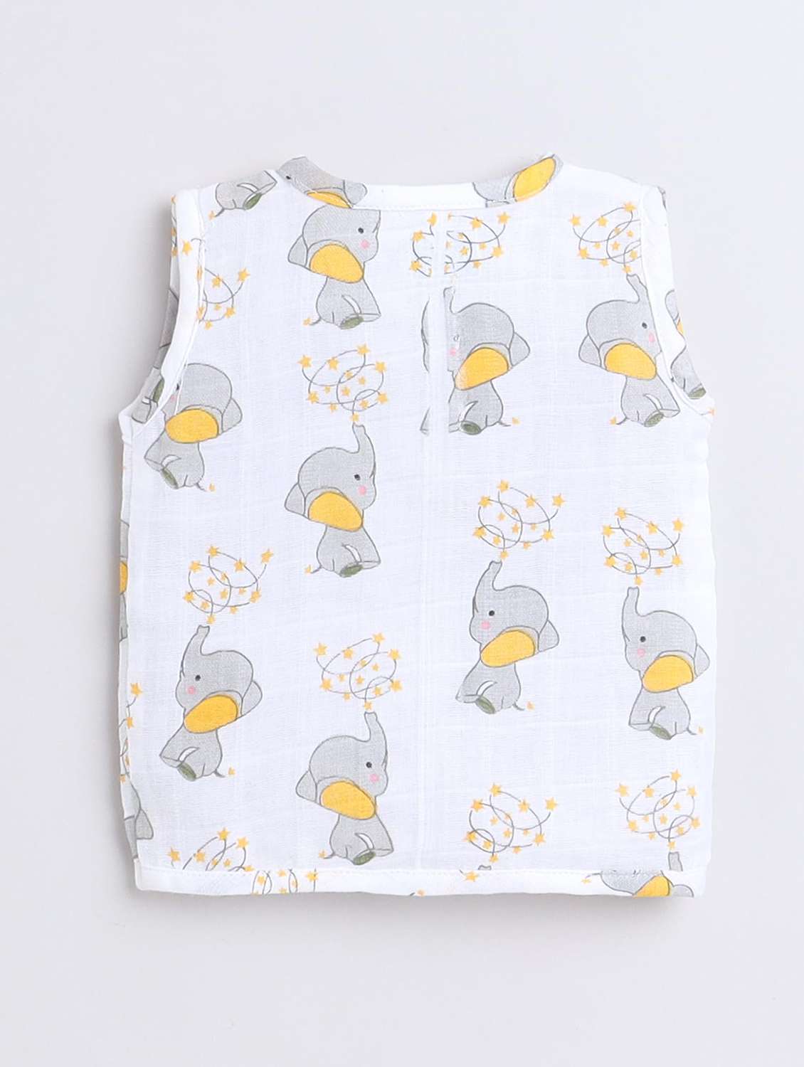 kids pack of 3 printed sleeveless jhabla - 22397368 -  Standard Image - 4