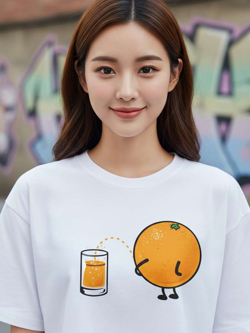 women printed short sleeve crop t-shirt - 22397456 -  Standard Image - 1