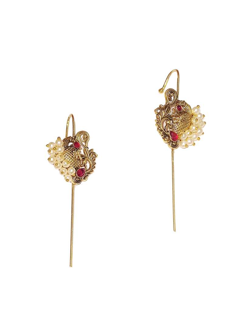 kalamkari kan karnaful ear cuff