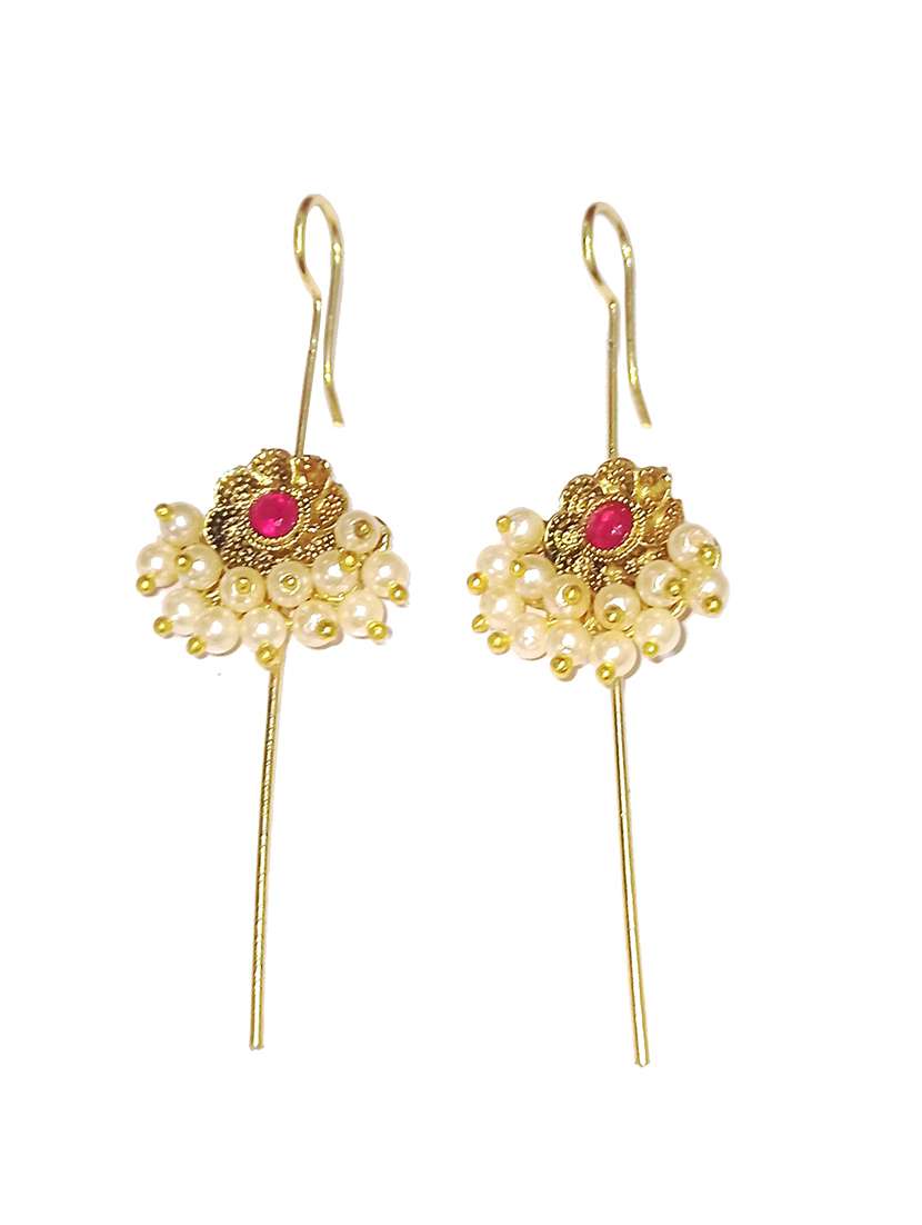 kalamkari kan karnaful ear cuff - 22397772 -  Standard Image - 1