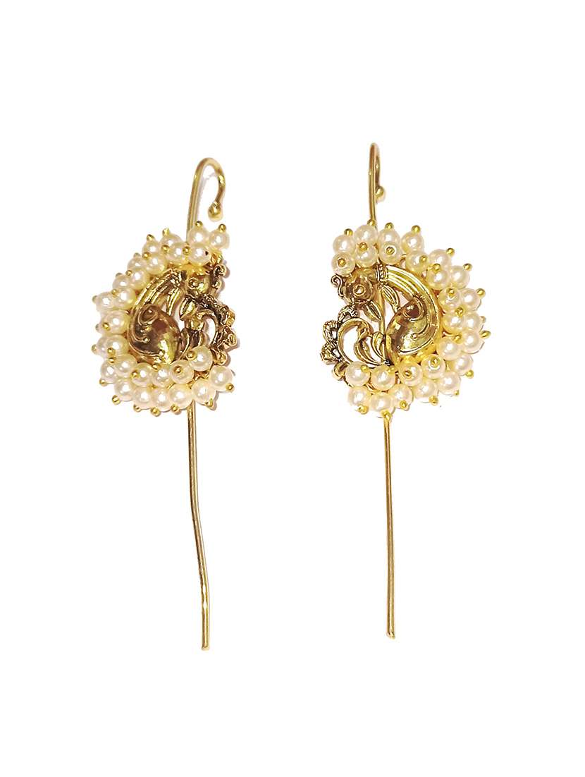 kalamkari kan karnaful ear cuff - 22397774 -  Standard Image - 1
