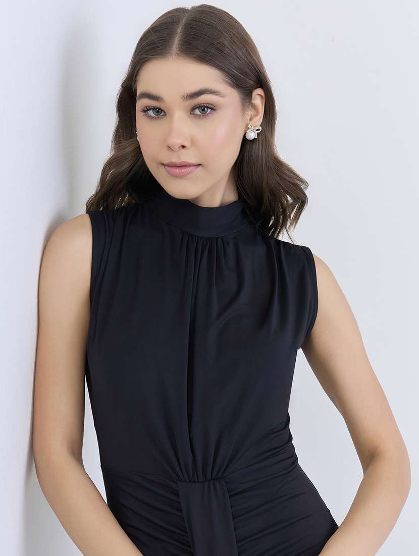 women solid sleeveless bodycon dress - 22397826 -  Standard Image - 1